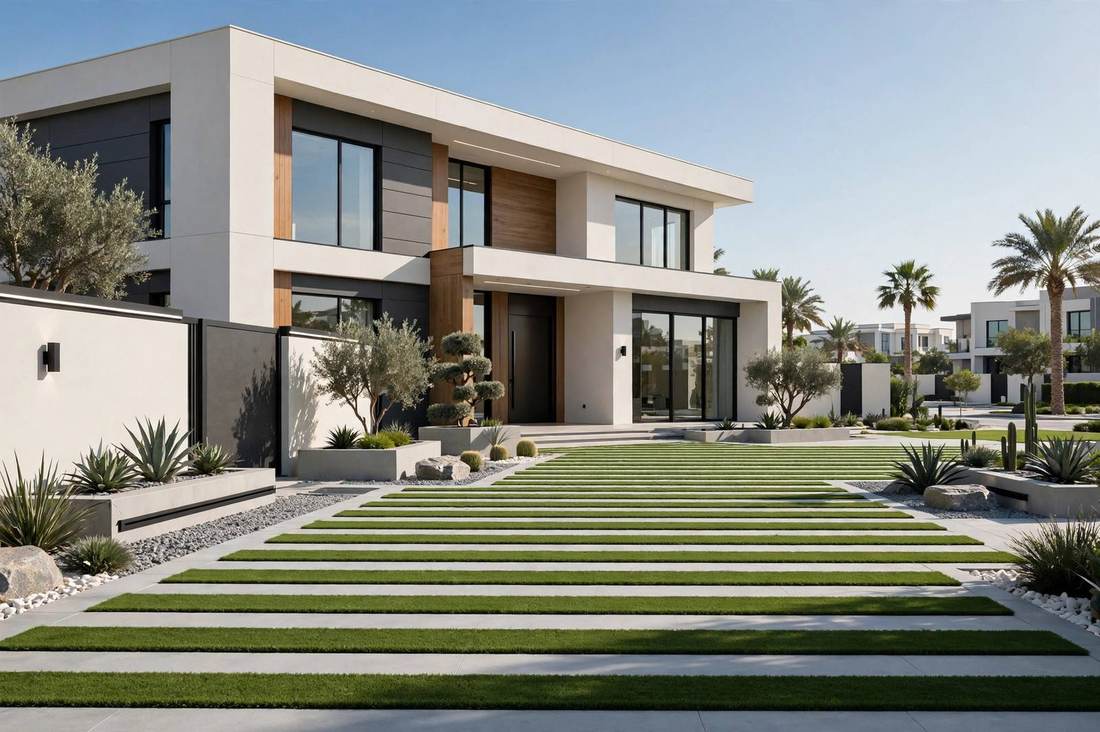 Artificial Grass in Al Hudayriyat Island, Abu Dhabi by Clad and Craft