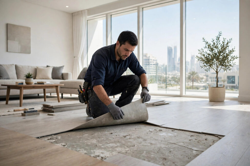 Mold Under Vinyl Flooring in UAE Humidity: Causes, Fixes, and Prevention