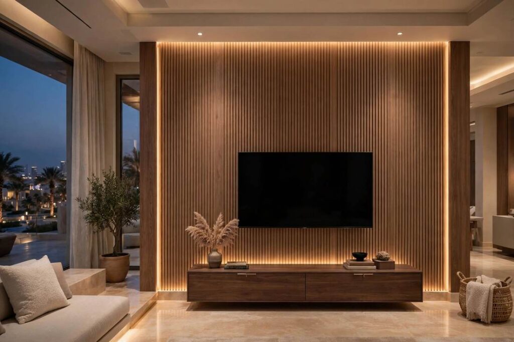 TV / Media Wall Design in Abu Dhabi: Ideas, Materials and What It Really Costs